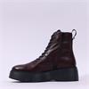 Wonders Bristol Platform Lace Ankle Boot - Burgundy Leather